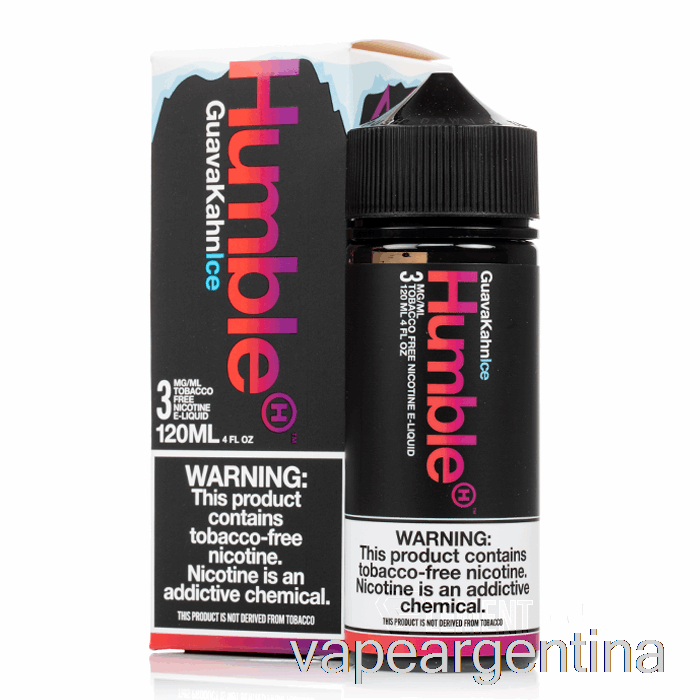 Hielo Guayaba Kahn - Humilde Jugo Co - 120ml 3mg Vape Argentina